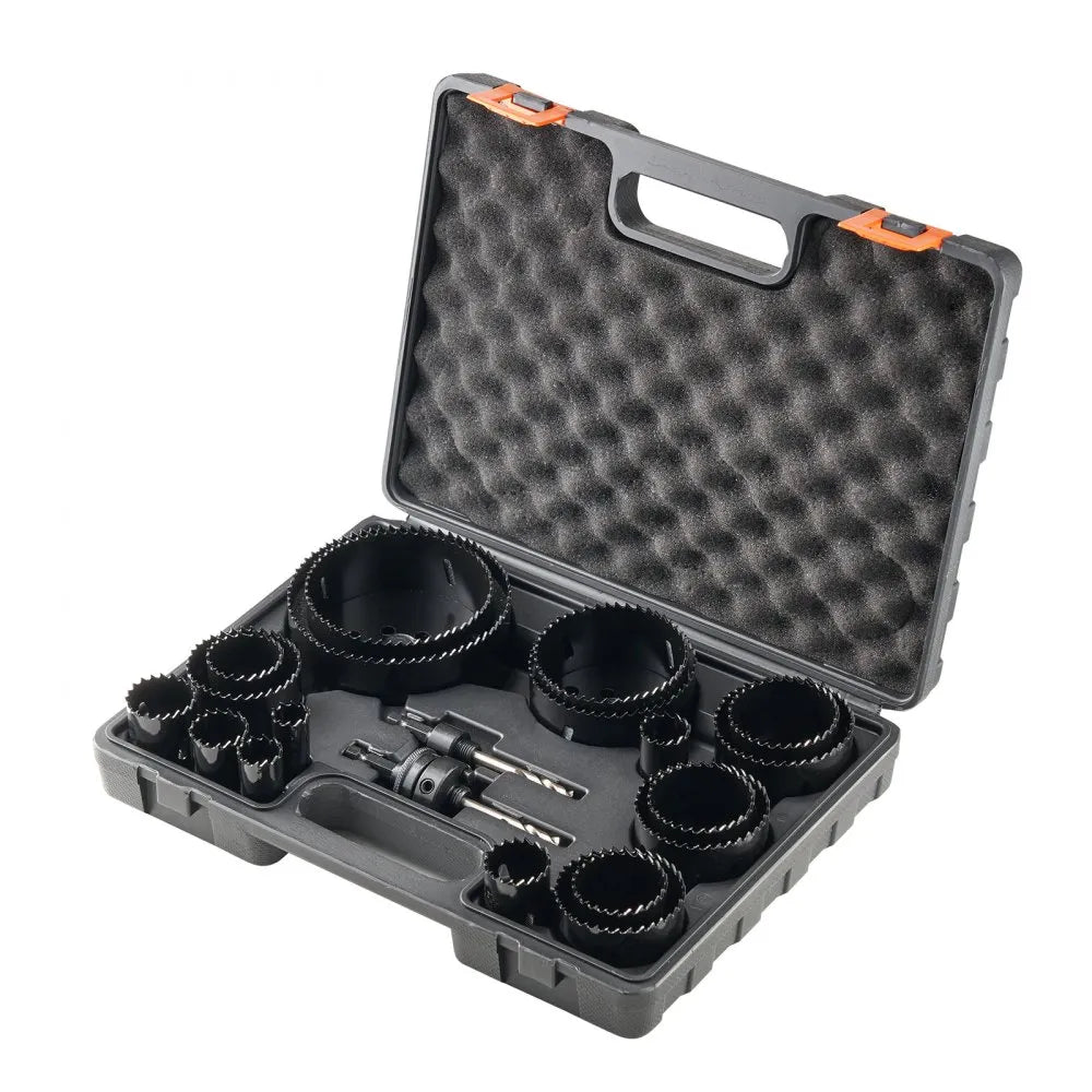 RD03-4002 - 18-Piece Hole Saw Kit for Wood, Plastic & Iron