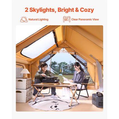 121010-12-331-08C - Spacious 129 sq.ft Inflatable Tent for 5-8 People