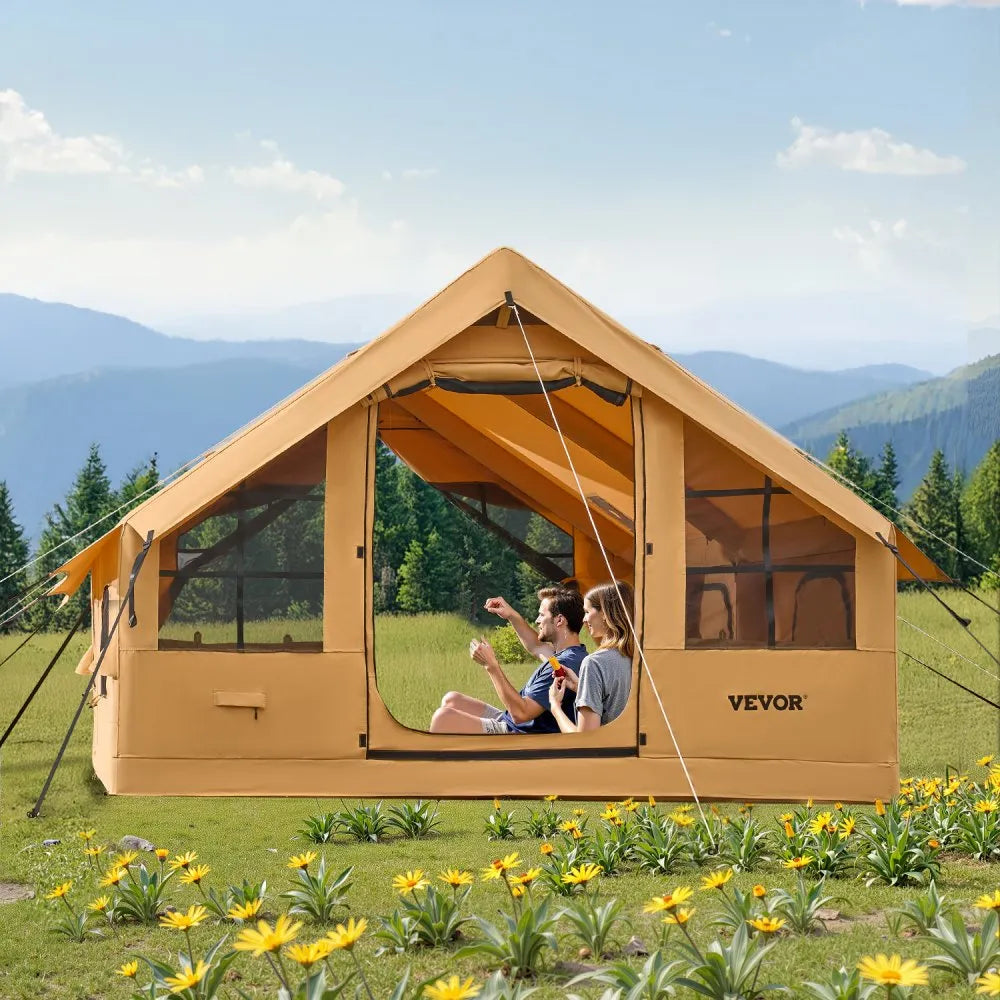 121010-12-331-08C - Spacious 129 sq.ft Inflatable Tent for 5-8 People