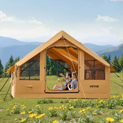 121010-12-331-08C - Spacious 129 sq.ft Inflatable Tent for 5-8 People