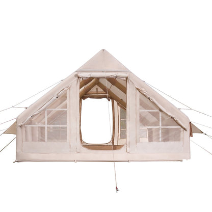 ZJTM1361 - Spacious 129 sq.ft Inflatable Tent for 5-8 People Outdoor Comfort