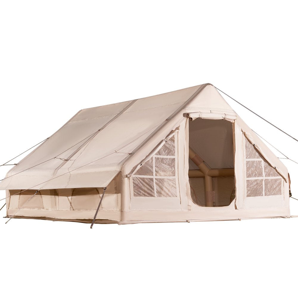 ZJTM1361 - Spacious 129 sq.ft Inflatable Tent for 5-8 People Outdoor Comfort
