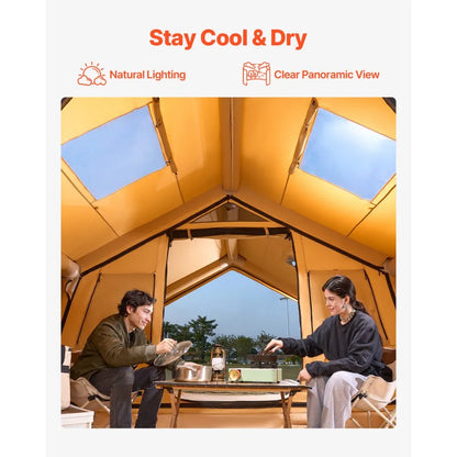 121011-17-331-08C - Spacious 186 sq.ft. Inflatable Tent for 12-16 People