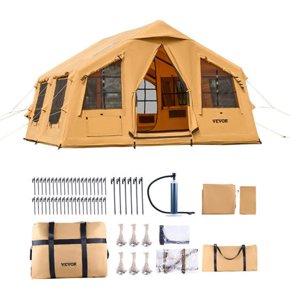 121011-17-331-08C - Spacious 186 sq.ft. Inflatable Tent for 12-16 People