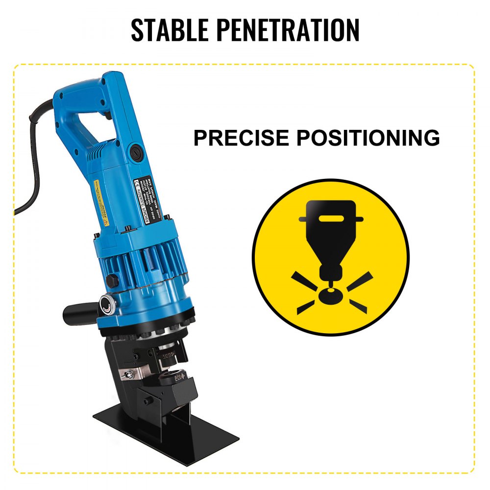 MPH-20 - Powerful 900W Hydraulic Hole Puncher for 1/4" Materials
