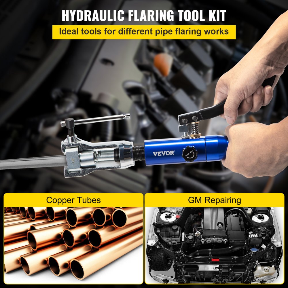 72485-PRC - Hydraulic Flaring Tool Kit for GM & HVAC, Ergonomic Design