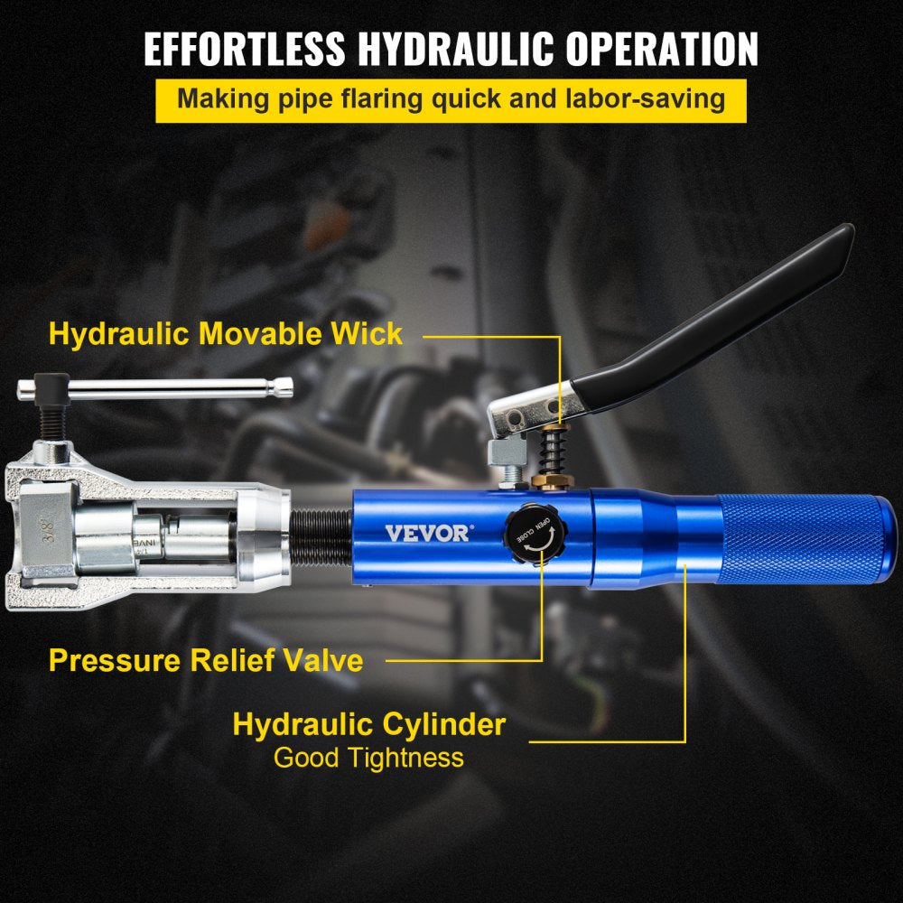 72485-PRC - Hydraulic Flaring Tool Kit for GM & HVAC, Ergonomic Design