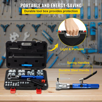 72485-PRC - Hydraulic Flaring Tool Kit for GM & HVAC, Ergonomic Design