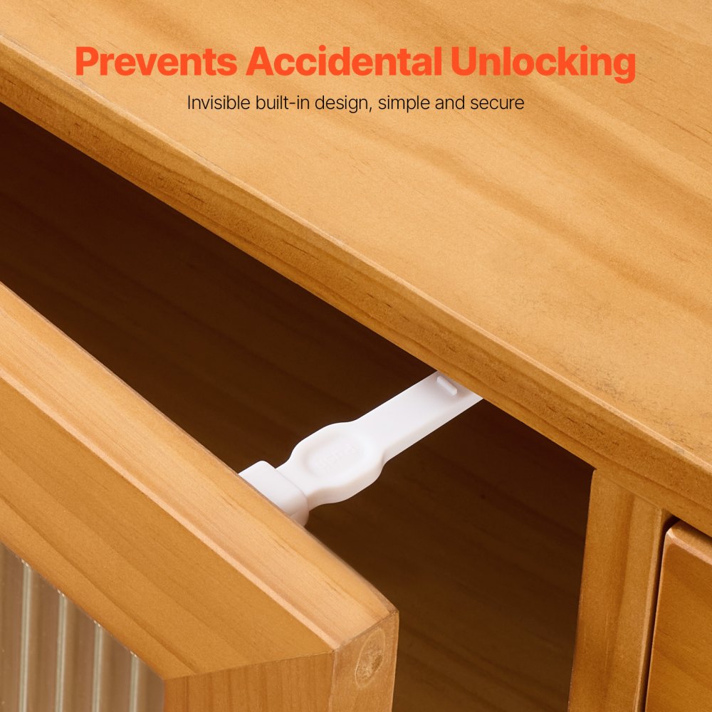 HG003 - Child Safety Cabinet Locks - Easy Install & Invisible Design