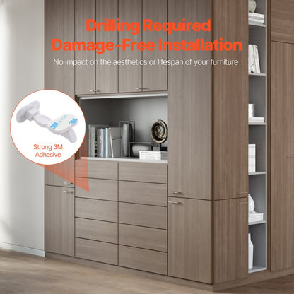 HG003 - Child Safety Cabinet Locks - Easy Install & Invisible Design