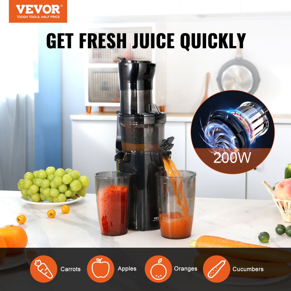 SJ-003 - Compact 7"x5.8"x17.4" VEVOR Juicer with 2.6" Feed Chute