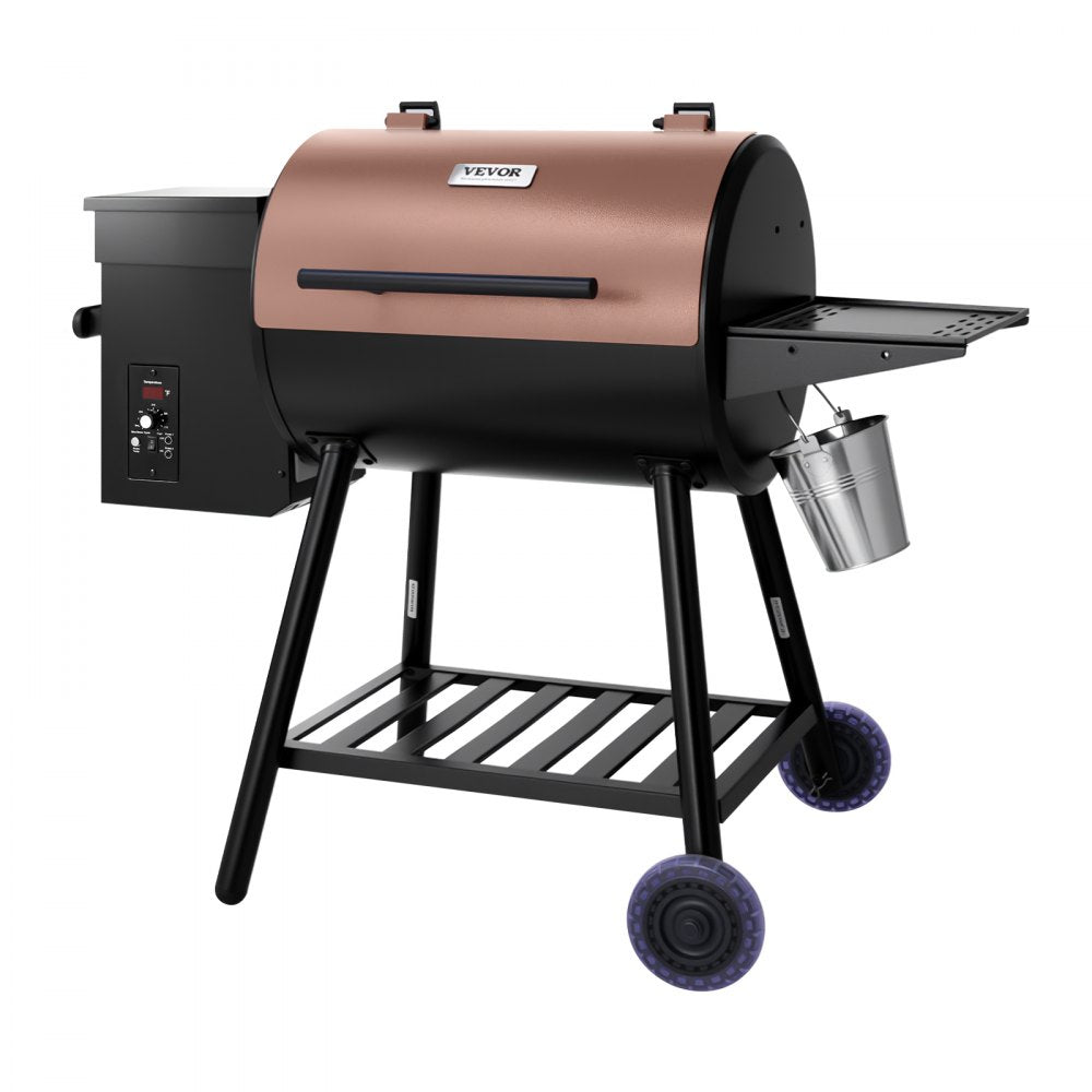 VA-456 - Portable Electric Wood Pellet Smoker Grill with 456 Sq.in Cooking Area