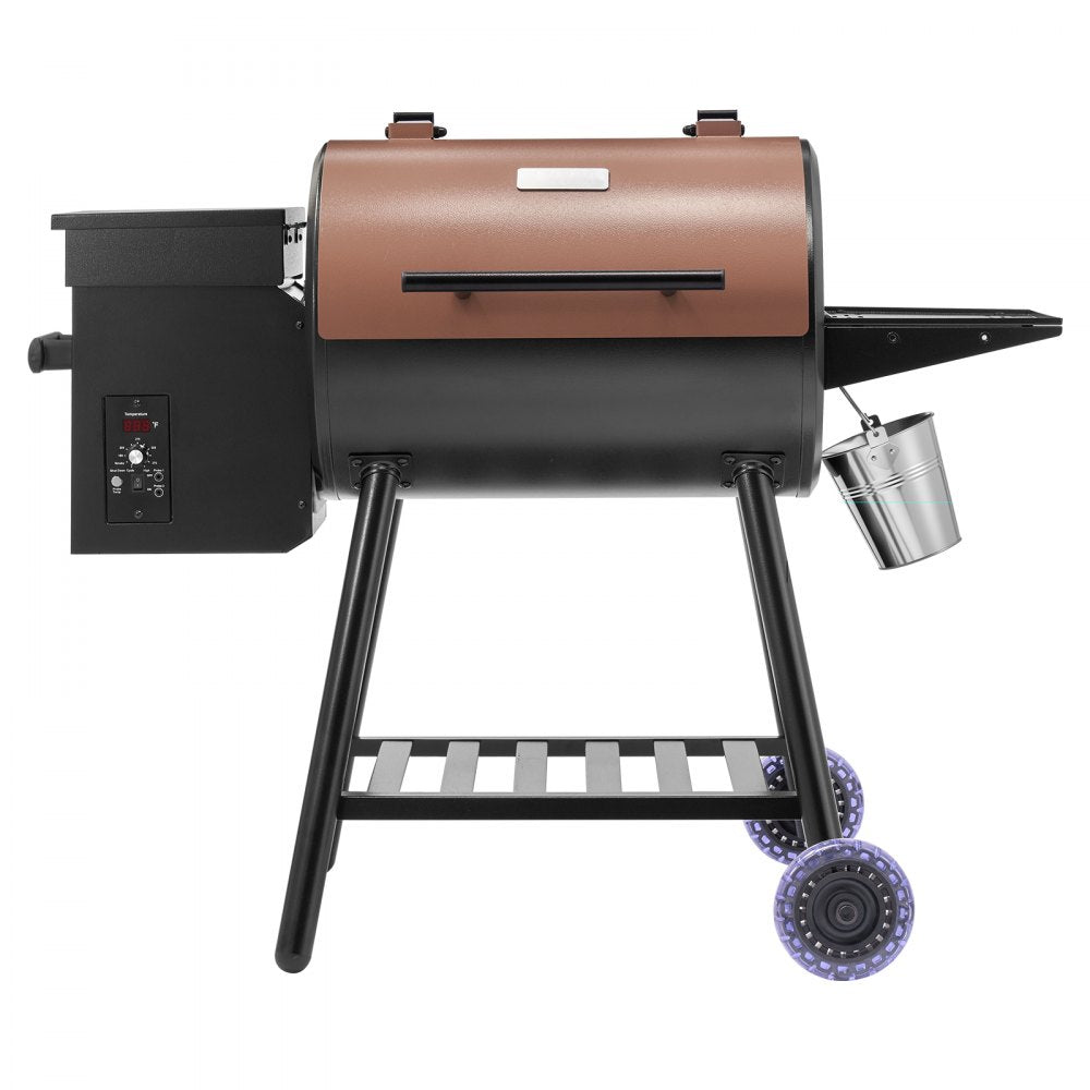 VA-456 - Portable Electric Wood Pellet Smoker Grill with 456 Sq.in Cooking Area