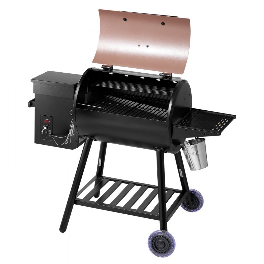 VA-456 - Portable Electric Wood Pellet Smoker Grill with 456 Sq.in Cooking Area