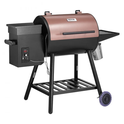 VA-456 - Portable Electric Wood Pellet Smoker Grill with 456 Sq.in Cooking Area