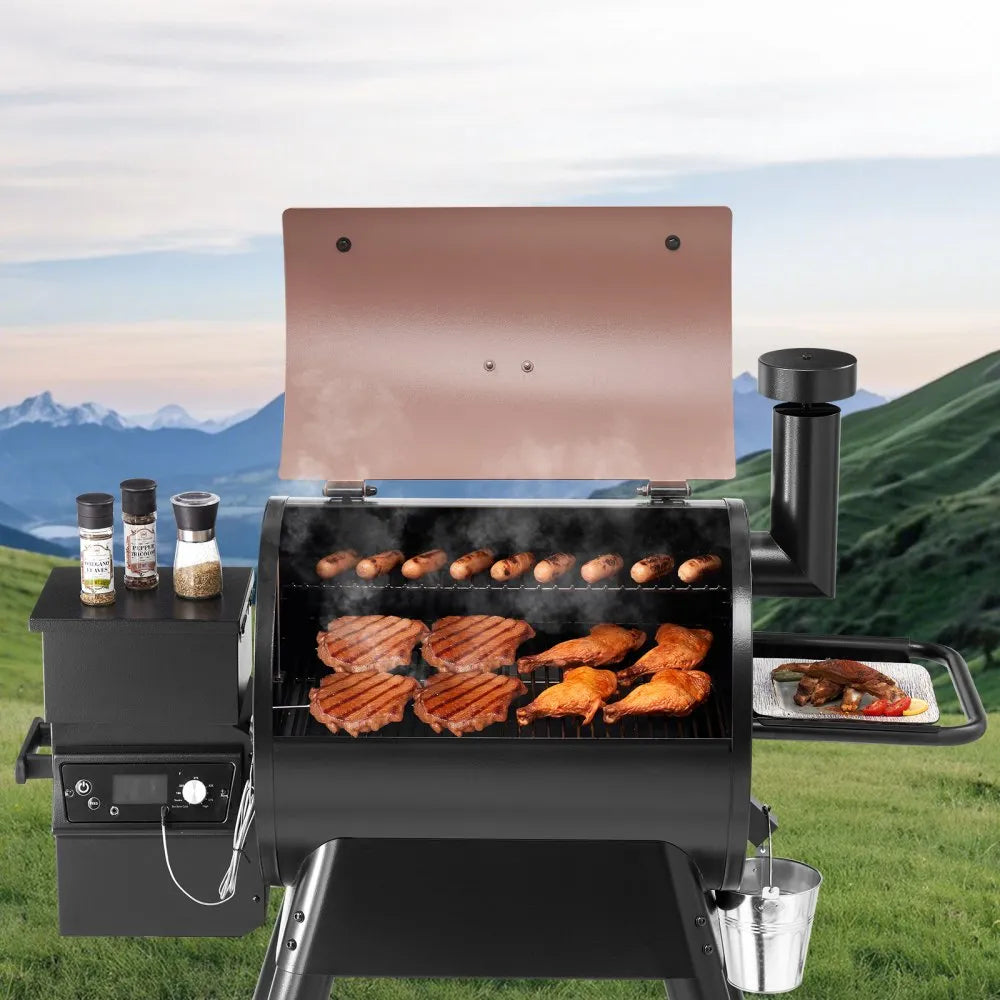 VA-575 - Durable Electric Wood Pellet Grill with 575 sq.in Cooking Area