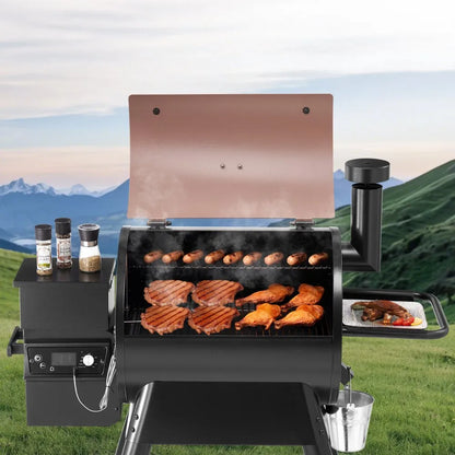 VA-575 - Durable Electric Wood Pellet Grill with 575 sq.in Cooking Area