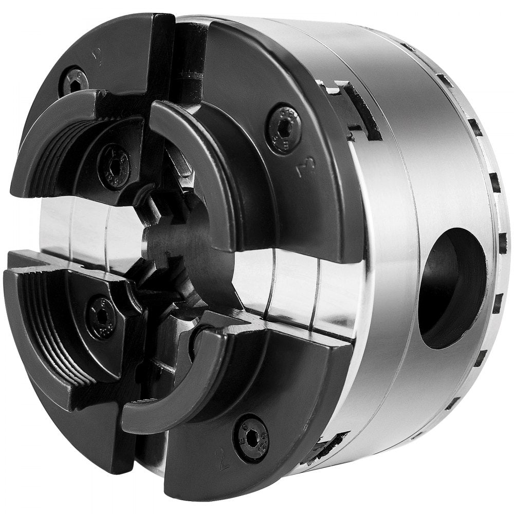 010980070438 - Durable 5 Jaw Lathe Chuck for Woodturning Projects