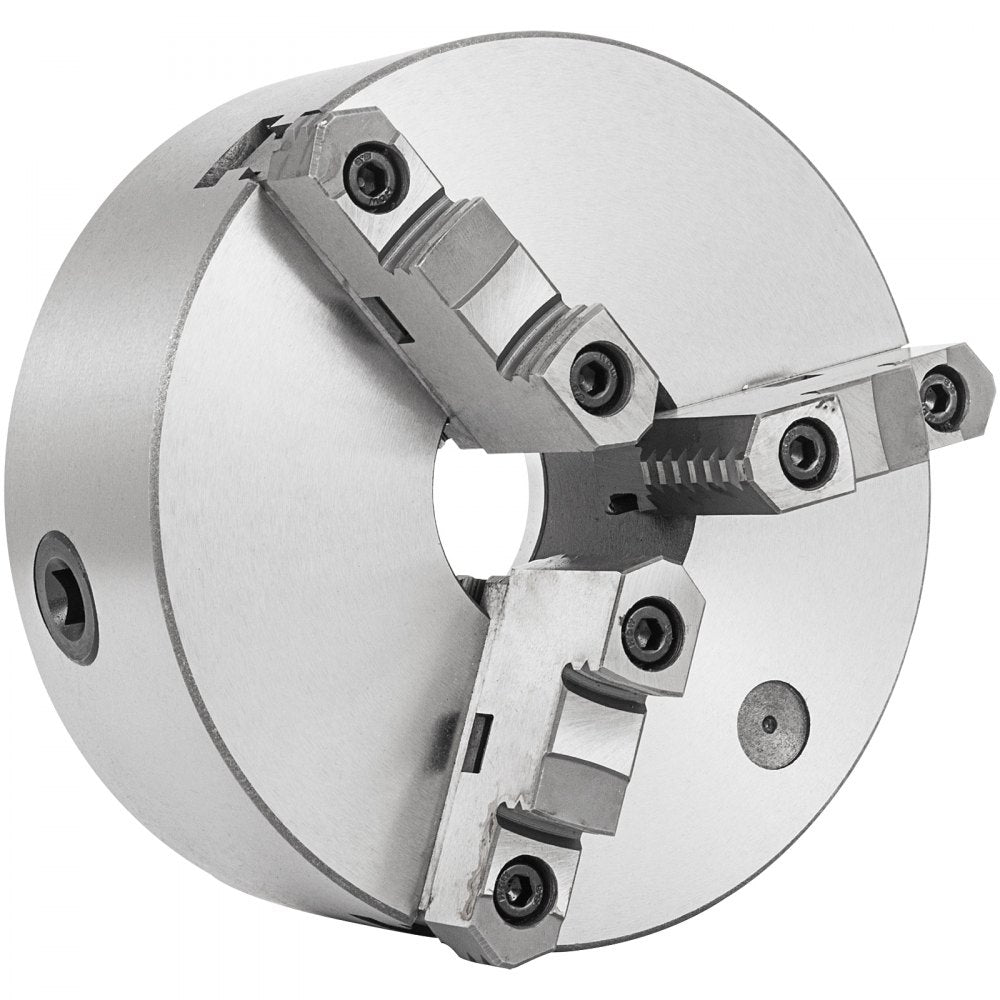 K11-250A - 10" Hardened Steel Lathe Chuck with Self-Centering Jaws