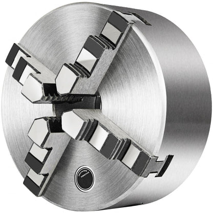 010147920367 - 6.3" VEVOR 4-Jaw Lathe Chuck in Hardened Steel
