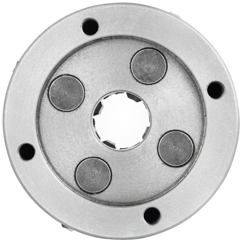 010218472790 - 4-Jaw Lathe Chuck, 0.236"-1.77" Holding Range, Steel Construction
