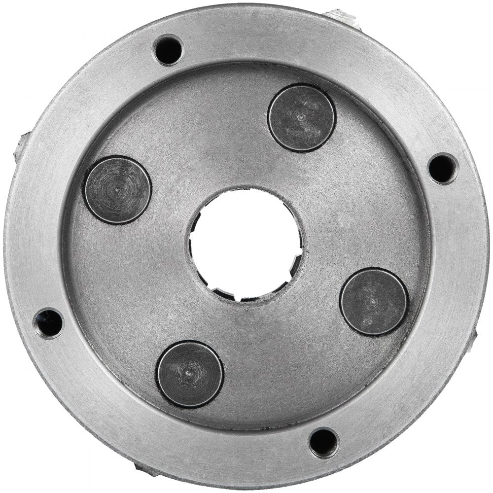 010411144252 - 5-Inch Cast Iron 4-Jaw Lathe Chuck for Precision Machining