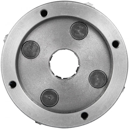 010411144252 - 5-Inch Cast Iron 4-Jaw Lathe Chuck for Precision Machining