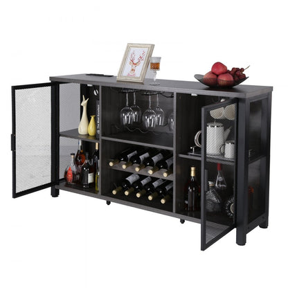 07920002000060101 - 47"x15.7" VEVOR Industrial Bar Cabinet with LED & Wine Rack