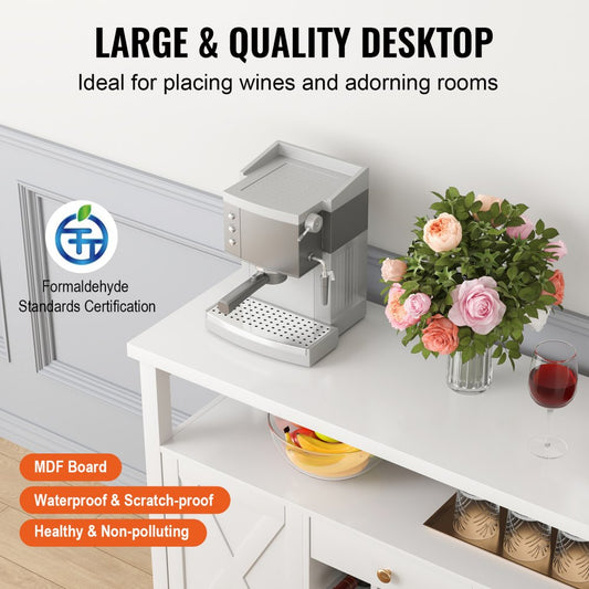 07920004003020101 - 55" Industrial Bar Cabinet with Open Storage & 250 lb Capacity