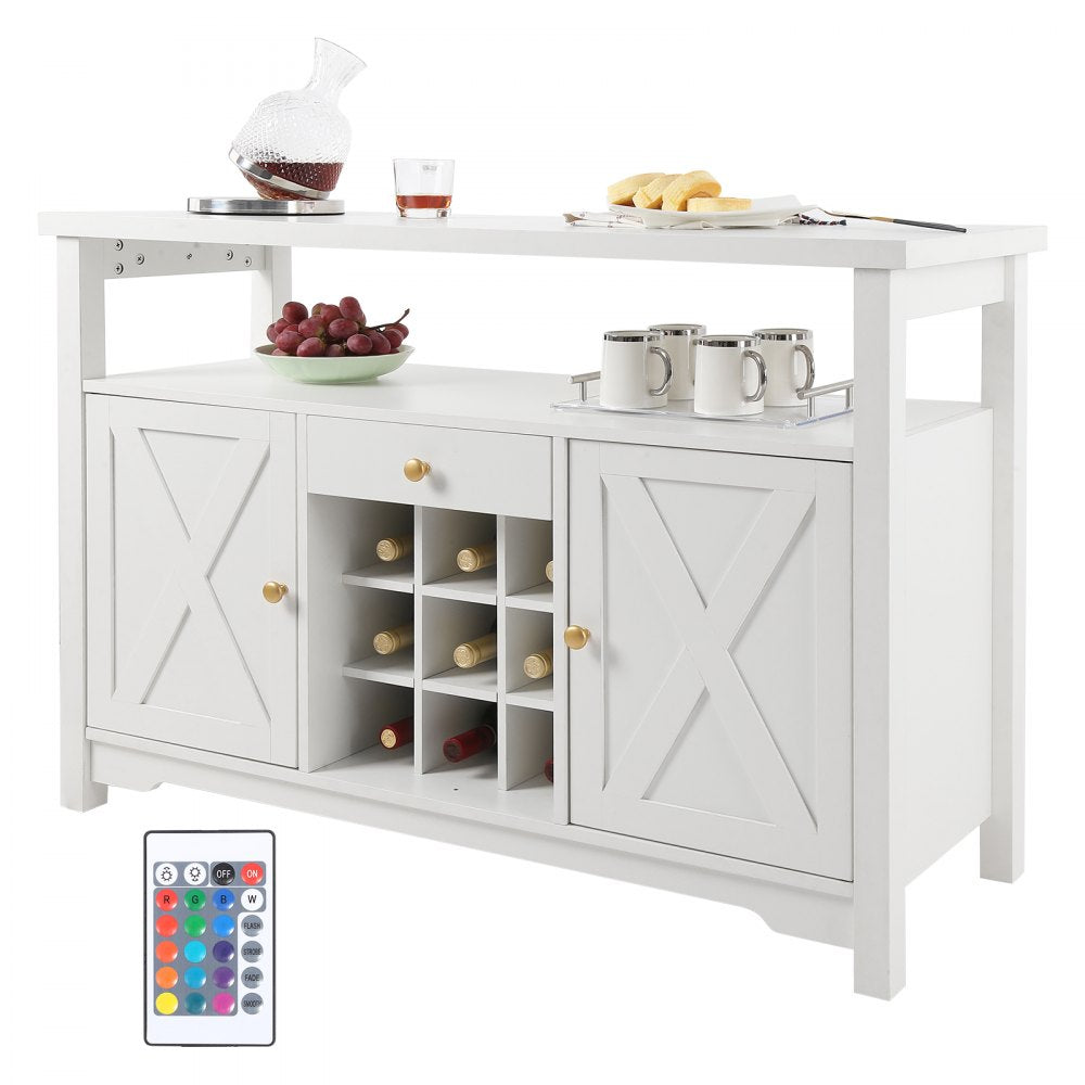 07920004003020101 - 55" Industrial Bar Cabinet with Open Storage & 250 lb Capacity