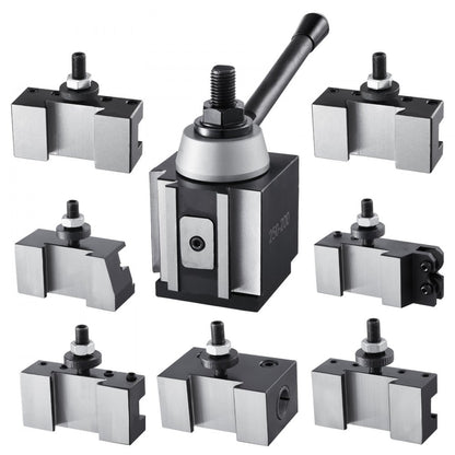 250-200(8) - 8-Piece Quick Change Tool Post Set for 10-15 inch Lathes