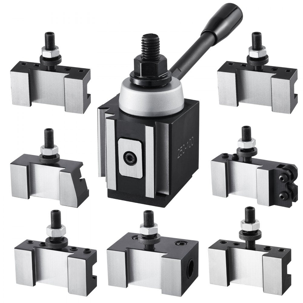 250-100(8) - 8-Pc Tool Post Set for 6"-12" Mini Lathes