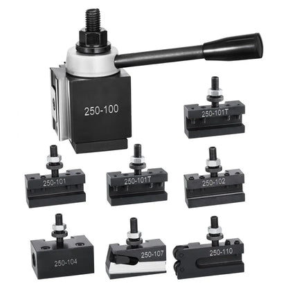 250-100(8) - 8-Pc Tool Post Set for 6"-12" Mini Lathes