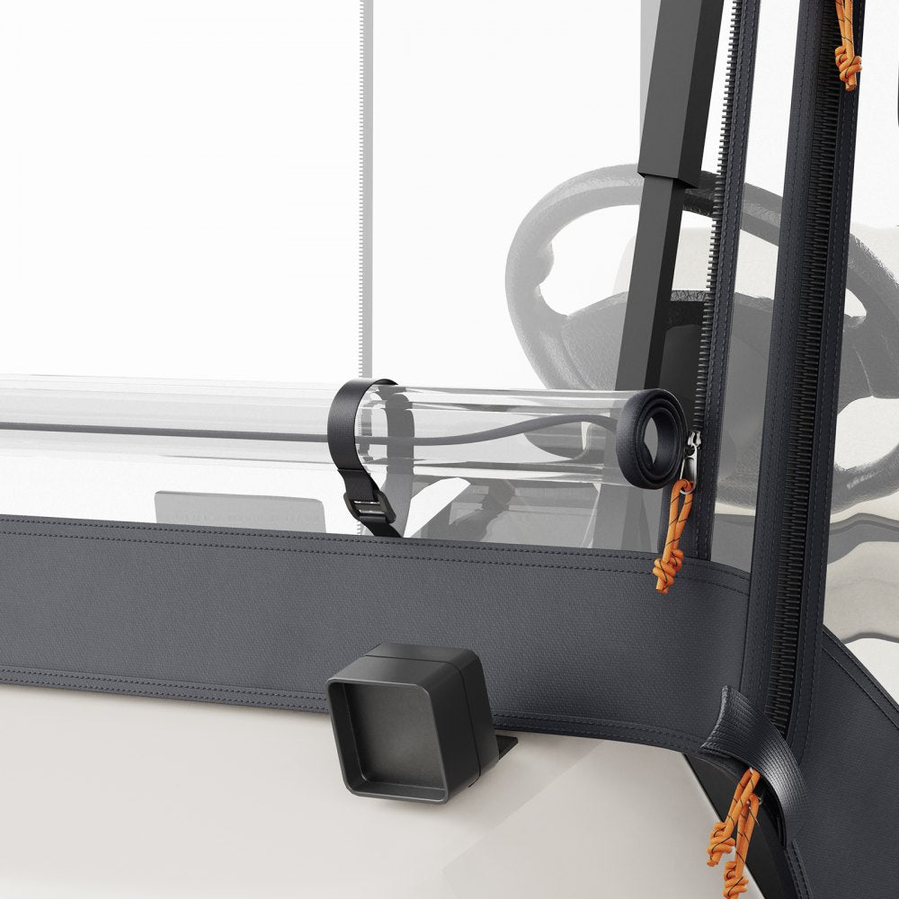 COV-23 - VEVOR 4-Seater Golf Cart Enclosure with Durable Weather Protection