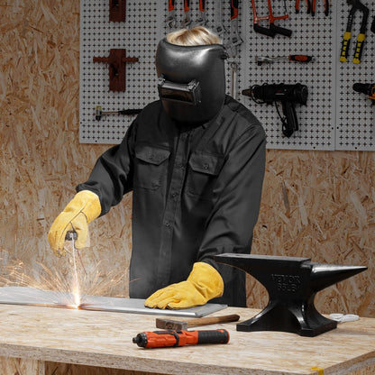 AP-6832 - 7oz Cotton Flame-Resistant Welding Jacket, XXL Size