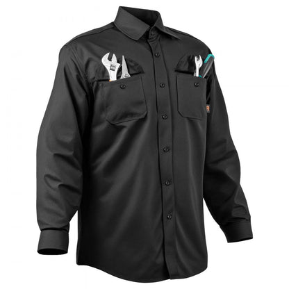 AP-6832 - 7oz Cotton Flame-Resistant Welding Jacket, XXL Size