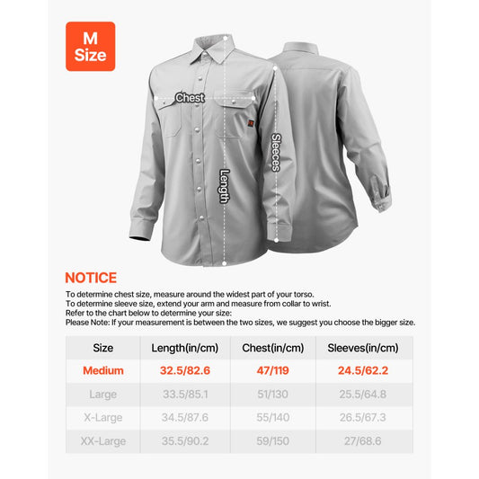 AP-6832 - Breathable Flame-Resistant Welding Jacket, 32.5" Length, Reinforced Stitching