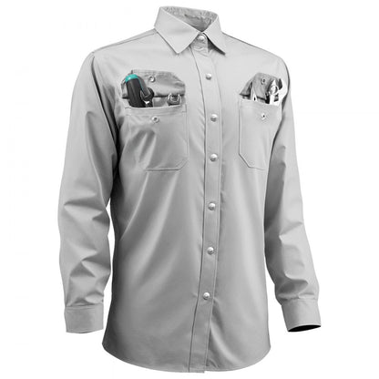 AP-6832 - Breathable Flame-Resistant Welding Jacket, 32.5" Length, Reinforced Stitching