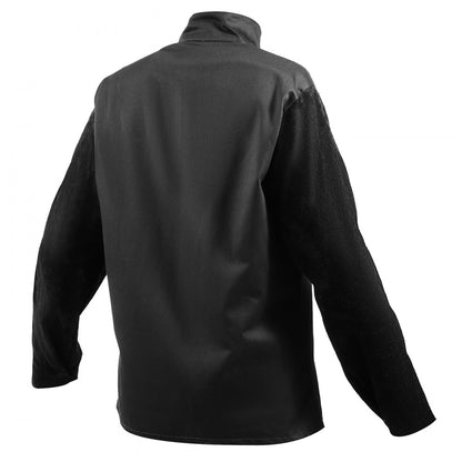 AP-2530 - Heavy Duty Flame-Resistant Welding Jacket with Leather Sleeves