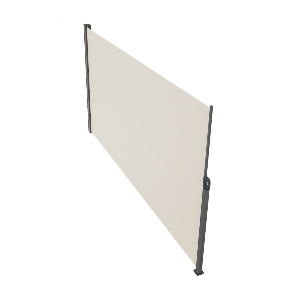 H038 - 63"x118" VEVOR Retractable Awning for Outdoor Privacy