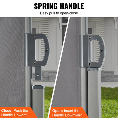 H038 - 71"x118" Durable Retractable Awning for Patio Privacy