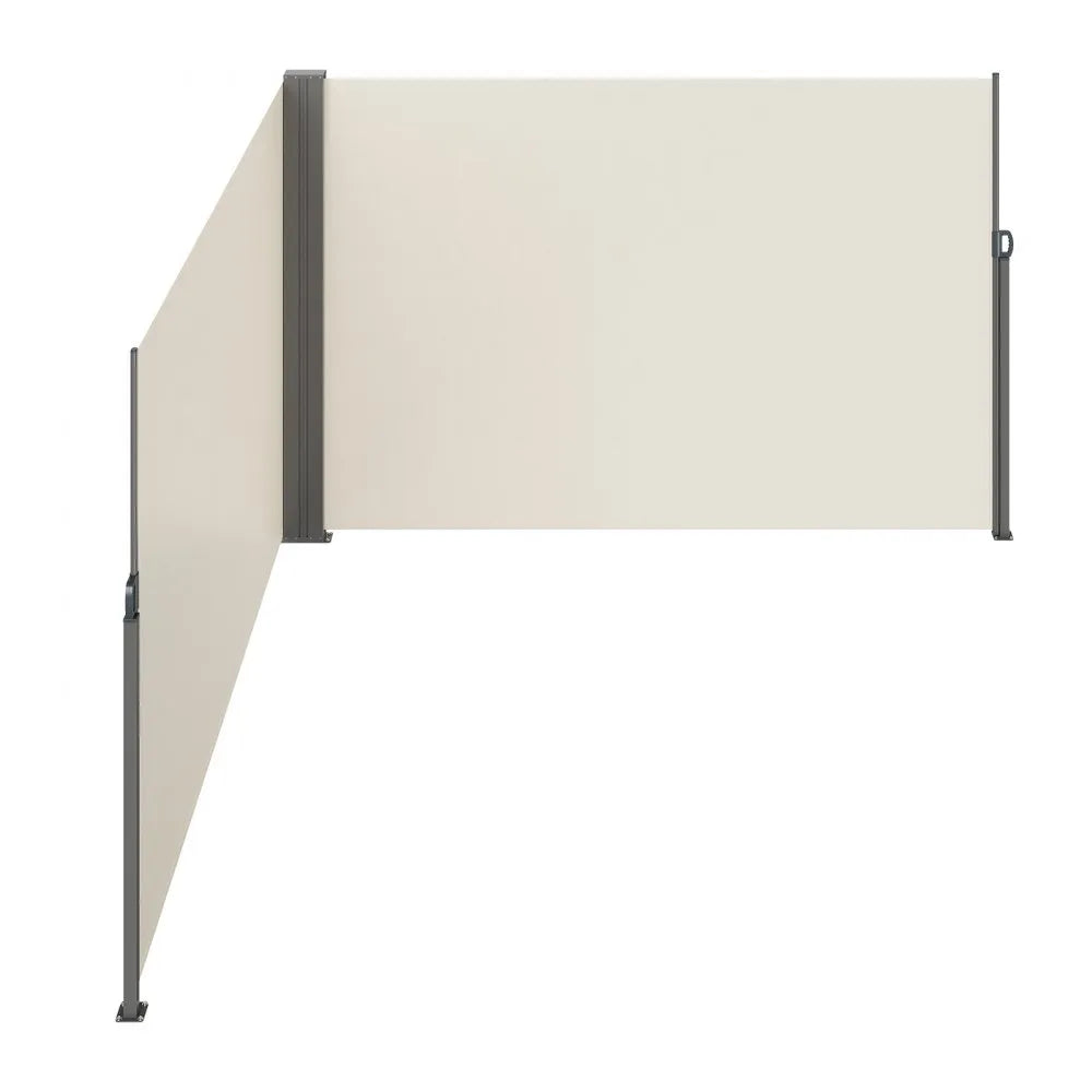 H038 - 79"x236" VEVOR Retractable Awning for Indoor/Outdoor Privacy