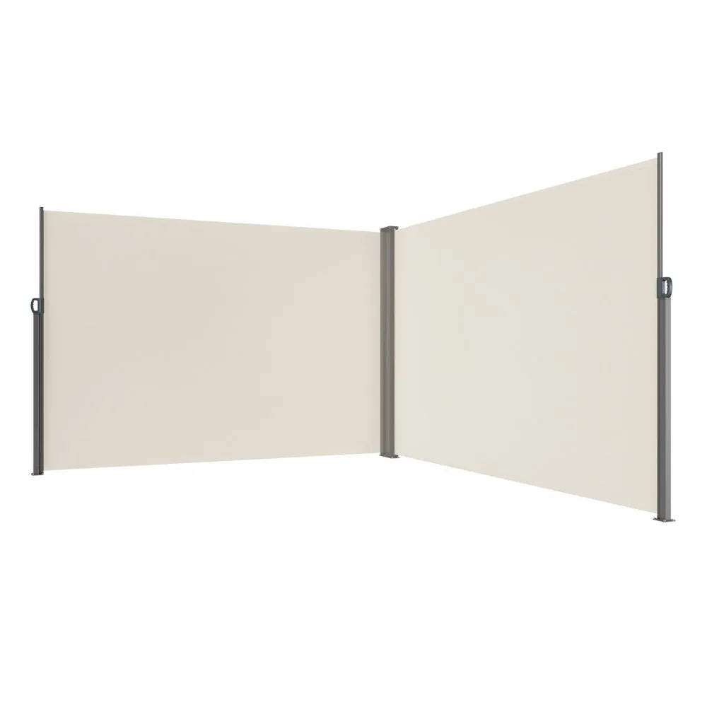 H038 - 79"x236" VEVOR Retractable Awning for Indoor/Outdoor Privacy