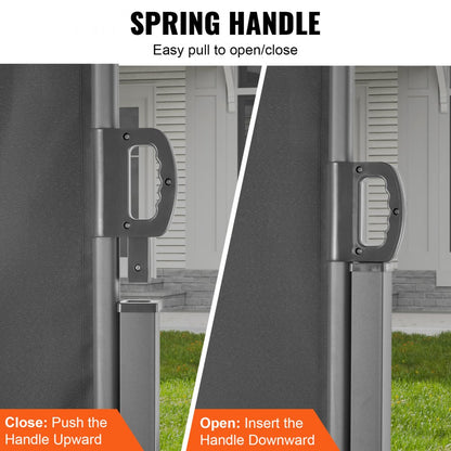 H038 - 79"x236" VEVOR Retractable Awning with UV & Wind Protection