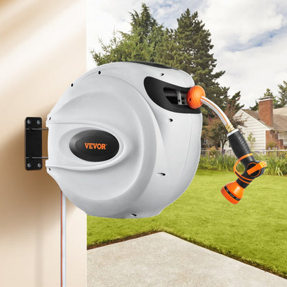 010200188523 - 115' Retractable Hose Reel with 180° Swivel Mount