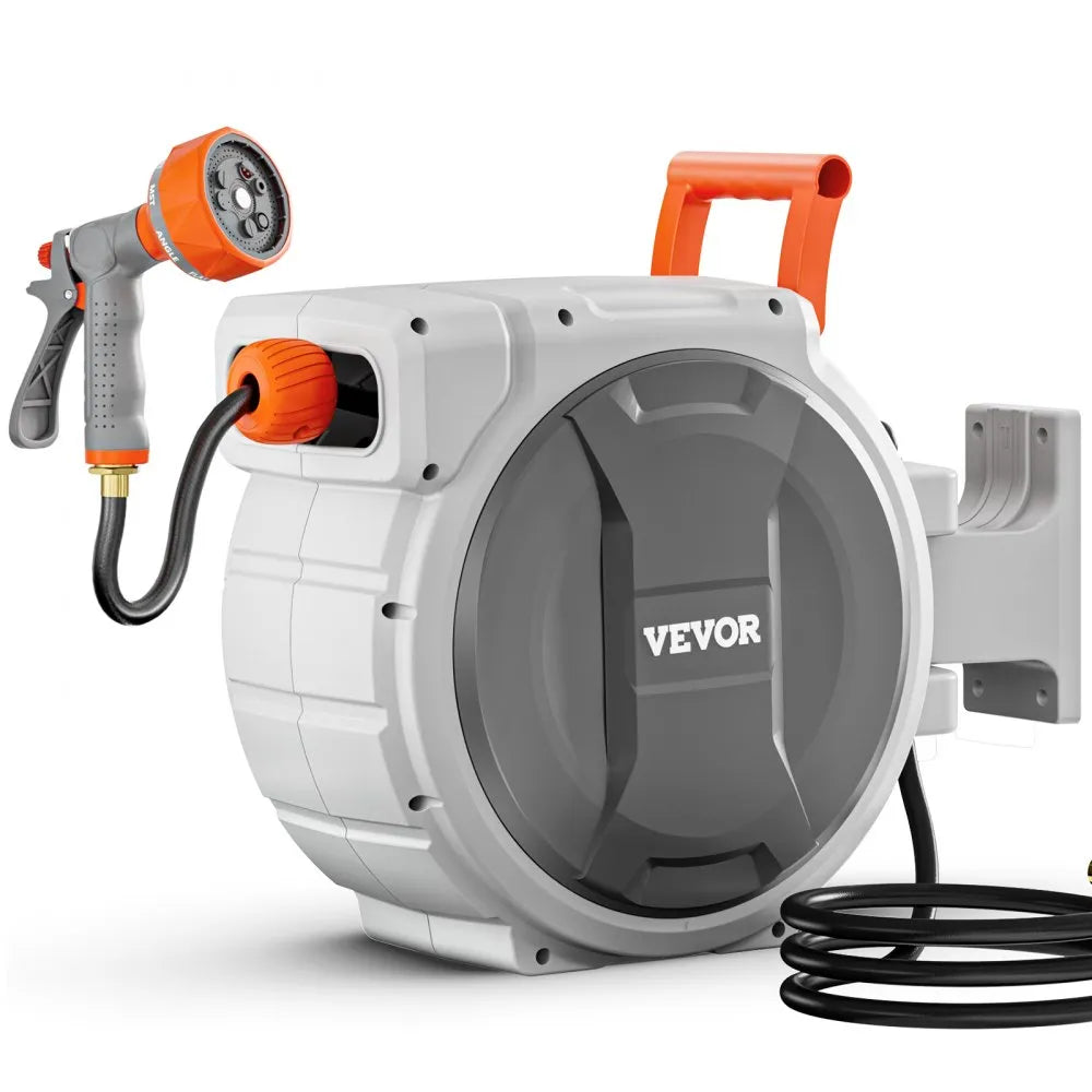 NW-S25 - 84 ft Retractable Garden Hose Reel with 9 Spray Settings