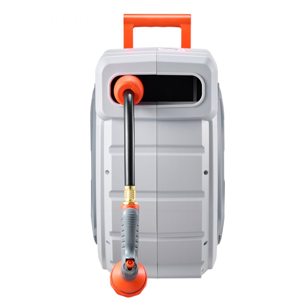 NW-S45 - Heavy-Duty 9-Pattern Retractable Hose Reel for Large Gardens