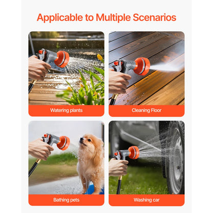 NW-S20 - 1/2" x 65ft Retractable Hose Reel with 9 Spray Settings