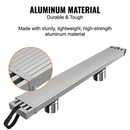 WBS-017 - Adjustable 6-9 ft Aluminum Work Plank, 500 lbs Capacity