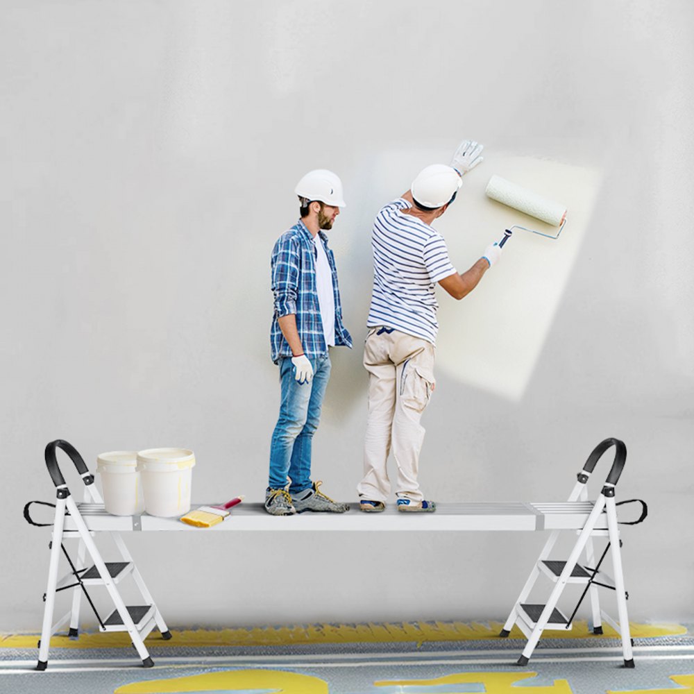 WBS-018 - Adjustable 8-13ft Aluminum Work Plank with Non-Slip Surface